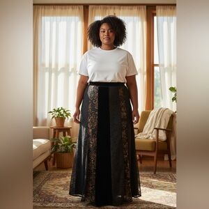 Le Chateau Black and Brown Velvet Scarf 3 for $15 ⭐️